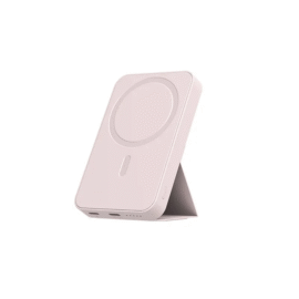 Пауэрбанк с откидной подставкой "V11 розовый"